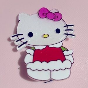 Hello Kitty Pink and Red Hair Clip